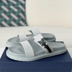 「#5656」Dior Aqua Faux Suede Slippers