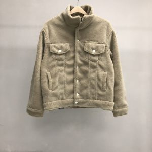 「#1185」Balenciaga lettered lambswool jacket