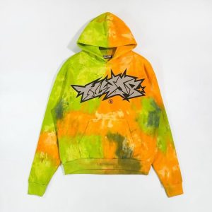 「#4425」Hellstar colorful tie-dye eggshell hoodie
