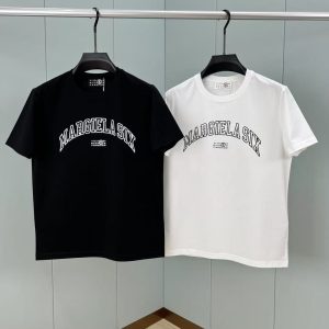 「#3408」Margiela Logo Print Crewneck T-Shirt