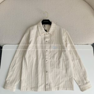 「#3381」Dior ss25 Summer Series Striped Shirt Jacket