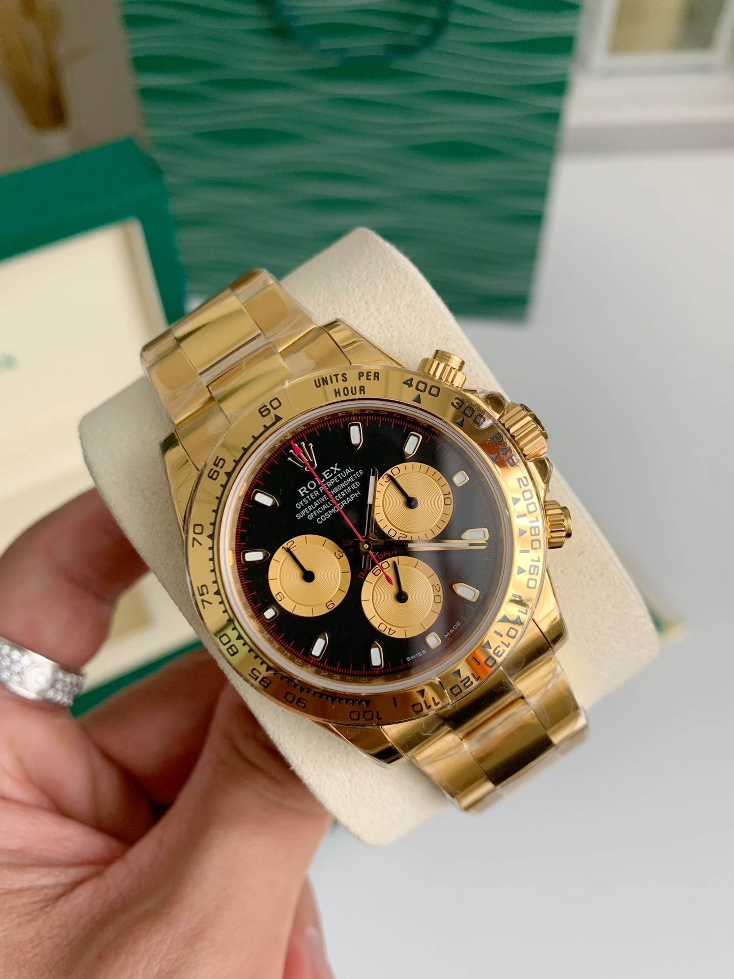 「#981」Rolex Cosmograph Daytona All Gold Series Men's Watch