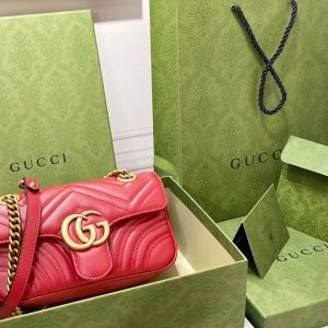「#682」GUCCI MARMONT  446744 size：22*13*6cm