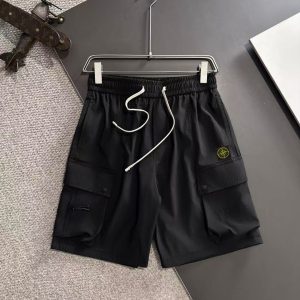 「#3747」Stone Island 2025 Spring and Summer New Elastic Casual Shorts
