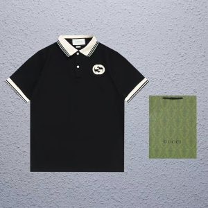 「#4096」Gucci 2025 new jacquard cotton polo (no box)