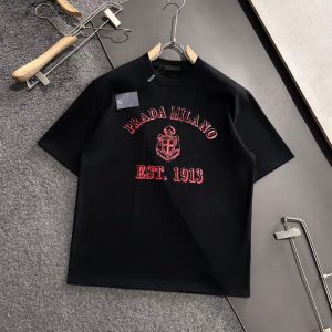 「#3806」Prada 2025 Spring and Summer Latest Round Neck Fashion Short Sleeve