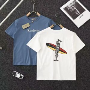 「#3426」Burberry 25ss knight print short sleeve