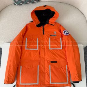「#4860」Canada Goose x OVO Joint Model Reflective Strip Hooded Down Jacket