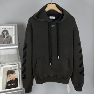 「#3051」offwhite washed old man religious hoodie