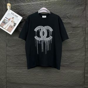 「#3615」Chanel 2025 new heavy iron brick T-shirt