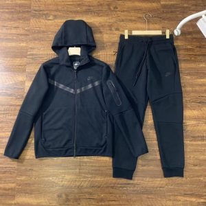 「#4662」Nike Sportswear NSW Tech Fleece Zip-Up Hoodie Set