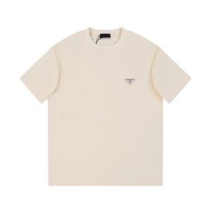 「#1680」Prada new classic metal logo t-shirt spring summer 2024