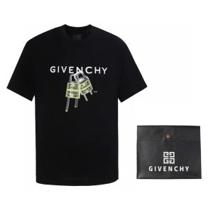 「#1640」Givenchy lock-printed T-shirt