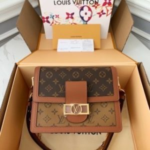 「#2863」Louis Vuitton MINI DAUPHINE handbag, large Daphne M45958, size: 25*17*10cm