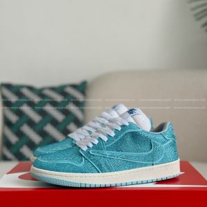 「#4540」Jordan 1 Hand-Set Rhinestones Low Sneakers