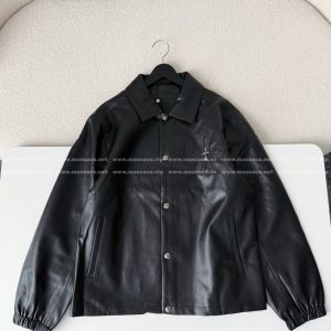 「#4928」Chrome Hearts Leather Jacket