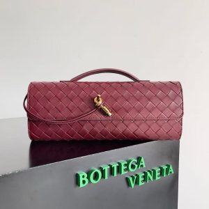 「#3845」BOTTECA VENETA uses exquisite craftsmanship intreccio woven imported sheepskin evening clutch bag Si