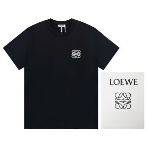 「#3485」LOEWE classic chest LOGO basic short sleeves