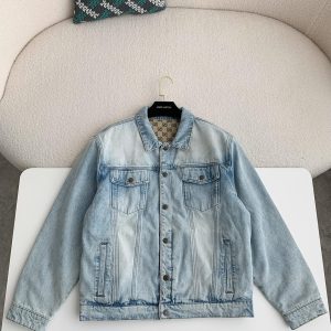 「#2116」 Gucci 24 new double-sided Jean Jacket