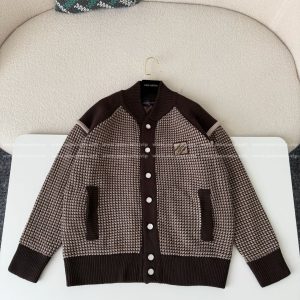 「#4789」Louis Vuitton SS25 colorblock embroidered jacquard jacket
