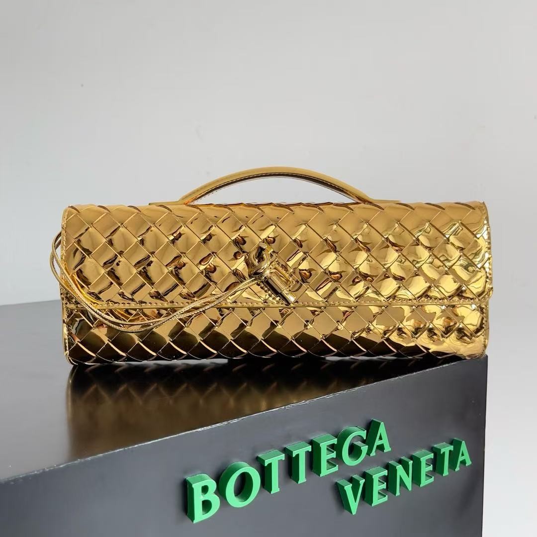 「#3851」BOTTECA VENETA uses exquisite craftsmanship intreccio weaving imported lacquered cowhide leather eve
