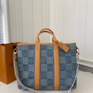 「#2210」Louis Vuitton New Weekend TOTE tannin jean bag N40702 Size：43*34*17.5cm