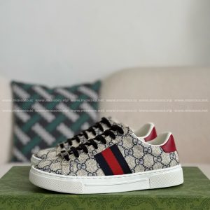 「#3267」Gucci ACE Leather plank shoes