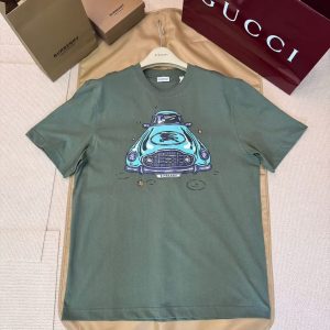 「#4483」BURBERRY car print short sleeve