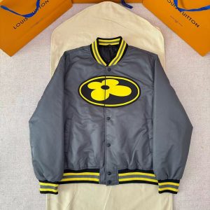 「#4806」LOUIS VUITTON x Nigo joint floral silk baseball waist jacket
