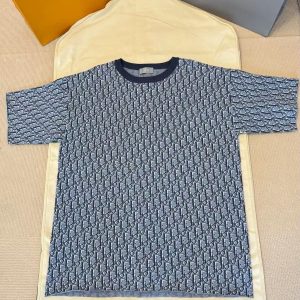 「#4420」DIOR monogram knitted short sleeves