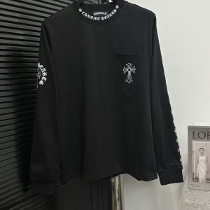 「#2593」Chrome Hearts 24 round neck long sleeve T-shirt